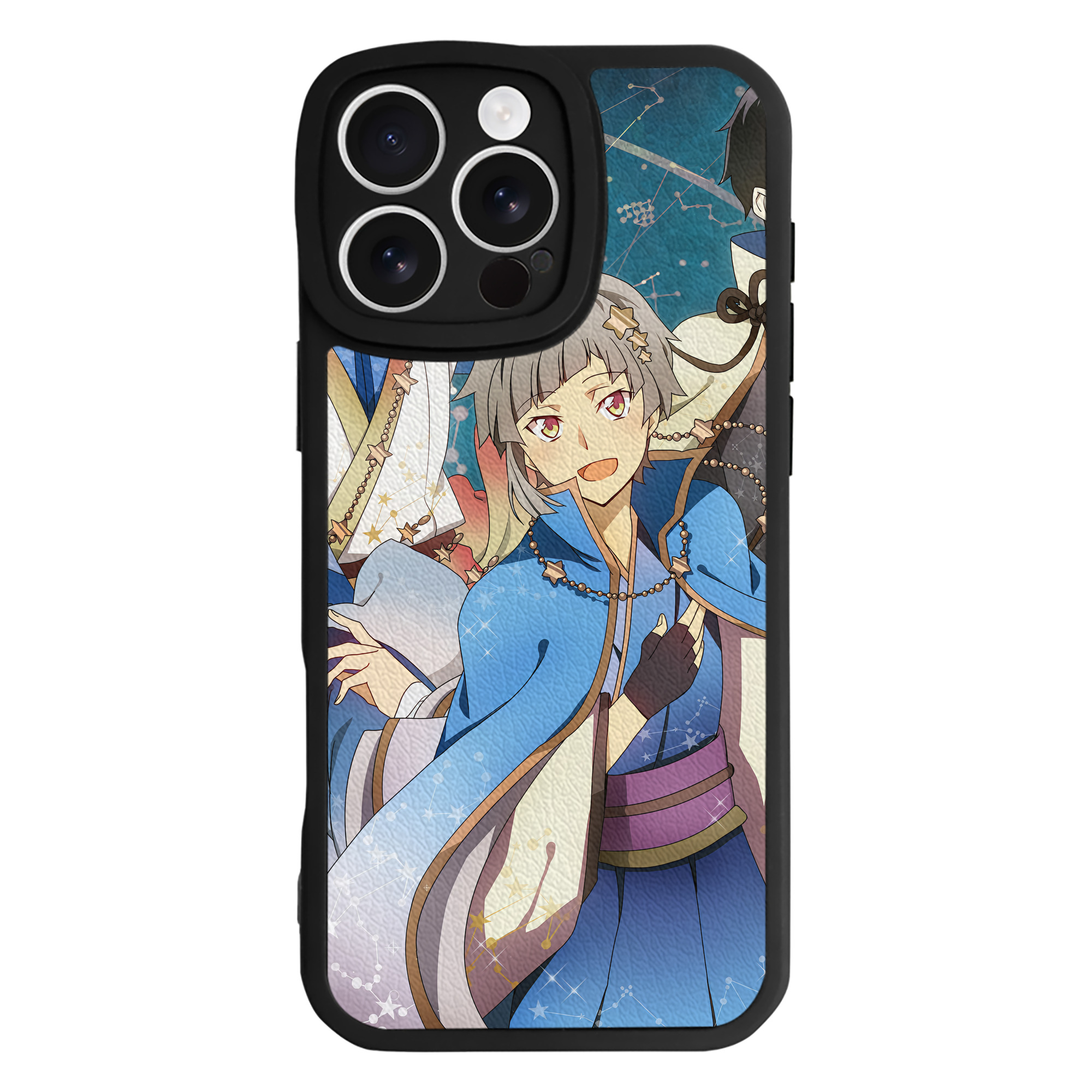 （画像用） 文豪ストレイドッグス Bungo Stray Dogs 【iPhone 16シリーズ対応】シリコンスマホケース（レザー調） 材質：シリコン